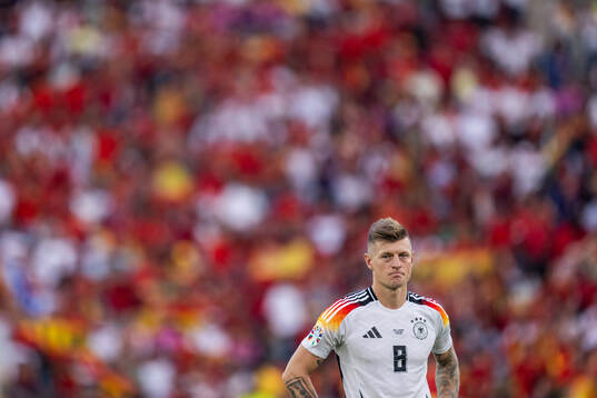 Toni Kroos of Germany looks dejected