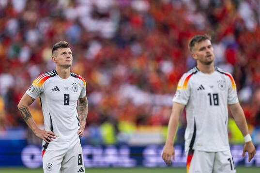 Toni Kroos of Germany looks dejected