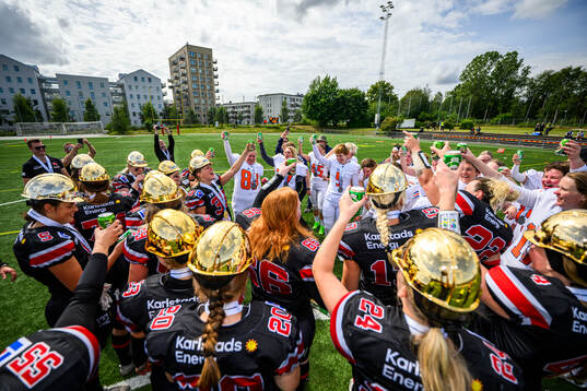 Copenhagen Raptors spelare och Carlstad Crusaders spelare