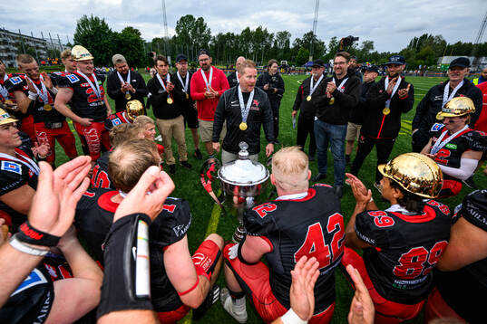 Carlstad Crusaders huvudtränare Christian Forsman och
