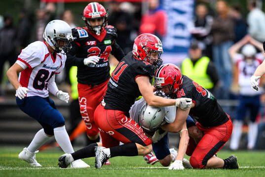 Carlstad Crusaders Kristian Natunen och Elias Johansson