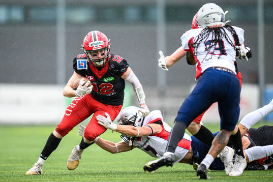 Carlstad Crusaders Alexander Arvidsson och Stockkholm Mean