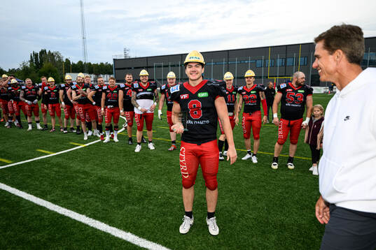 Carlstad Crusaders Young Kennedy jublar