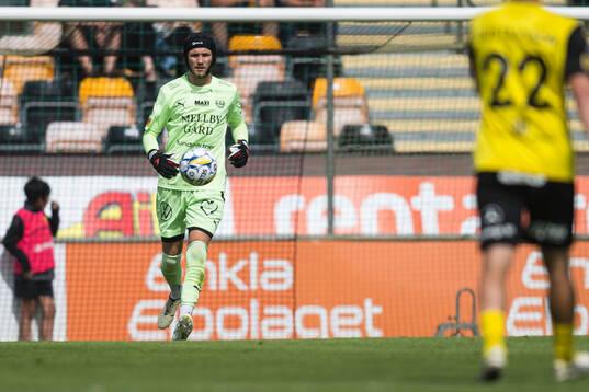 Mjällbys målvakt Noel Törnqvist