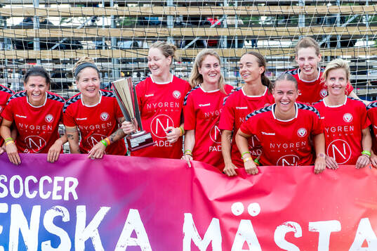 Kristianstads spelare jublar