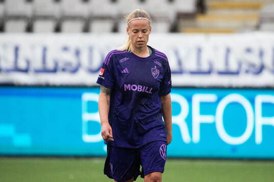 Djurgårdens Therese Åsland deppar