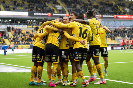 Elfsborgs spelare jublar