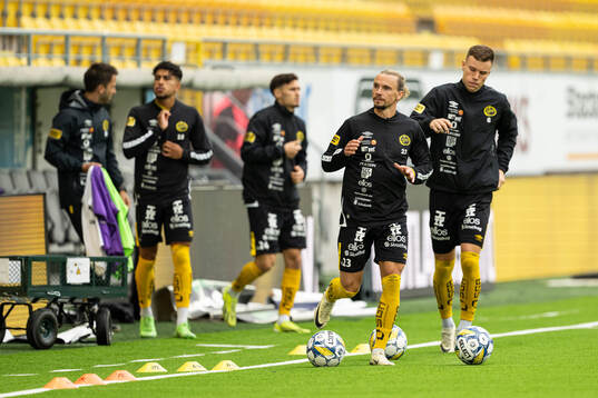 Elfsborgs Niklas Hult och Andri Fannar Baldursson