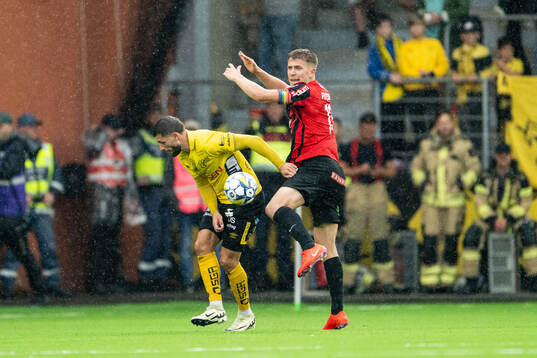 Elfsborgs Arber Zeneli och Brommapojkarnas Ludvig Fritzson