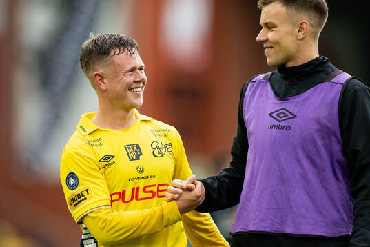 Elfsborgs Eggert Aron Gudmundsson och Andri Fannar