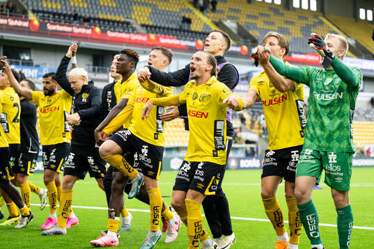 Elfsborgs spelare jublar