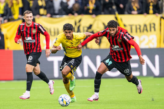 Elfsborgs Ahmed Qasem och Brommapojkarnas Paya Pichkah