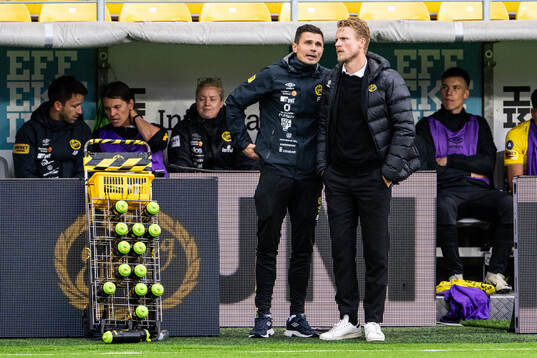 Elfsborgs assisterande tränare Fredrik Ahlstrand och