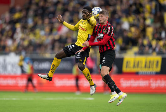 Elfsborgs Michael Baidoo och Brommapojkarnas Frederik