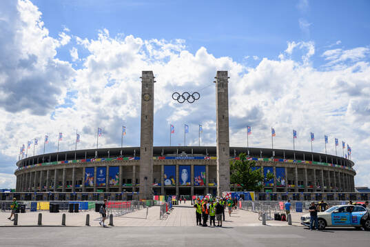 Exterior view of Olympiastadion