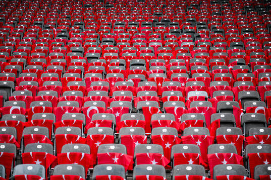 Turkish flags