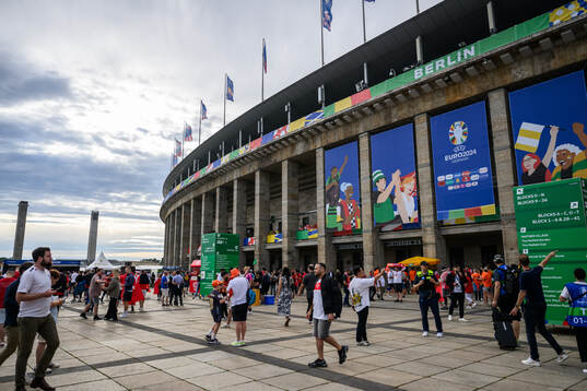 Exterior view of Olympiastadion