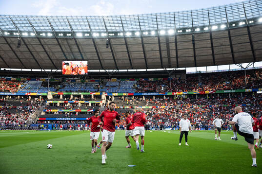 Hakan Calhanoglu of Turkey