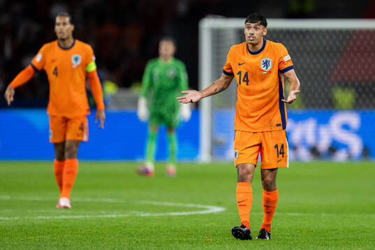 Tijjani Reijnders of Netherlands looks dejected