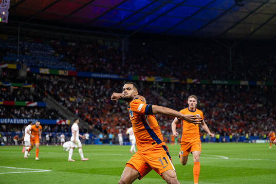 Cody Gakpo of Netherlands celebrates