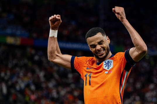 Cody Gakpo of Netherlands celebrates