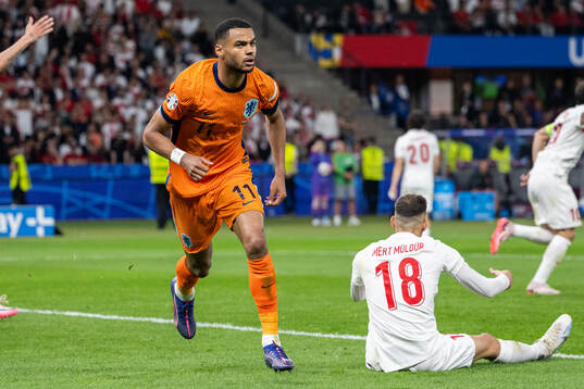 Cody Gakpo of Netherlands celebrates