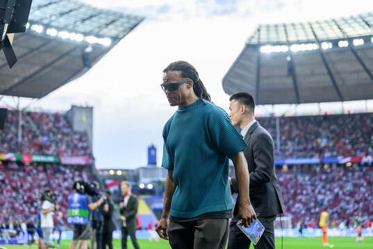 Former football player Edgar Davids