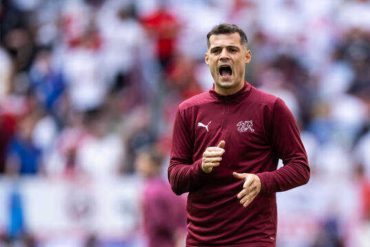 Granit Xhaka of Switzerland