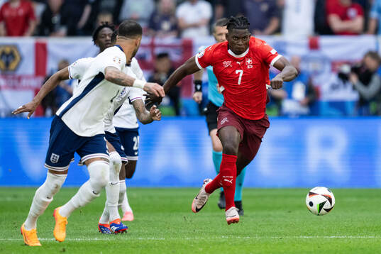 Breel Embolo of Switzerland