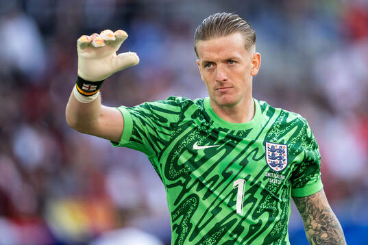 Goalkeeper Jordan Pickford of England