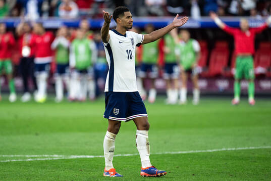 Jude Bellingham of England celebrates