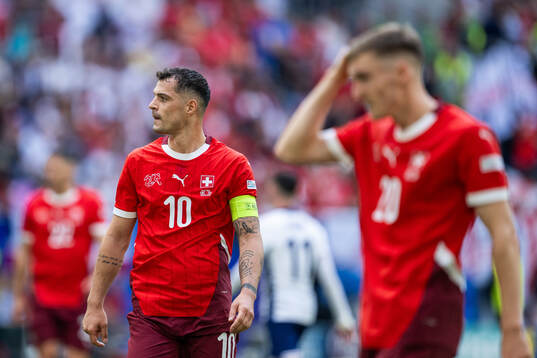 Granit Xhaka of Switzerland