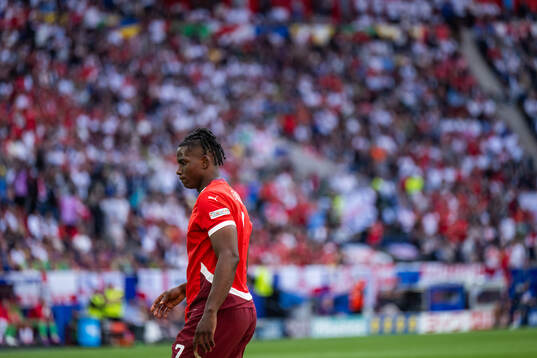 Breel Embolo of Switzerland