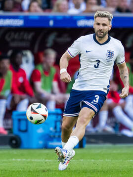 Luke Shaw of England