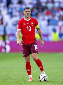 Granit Xhaka of Switzerland