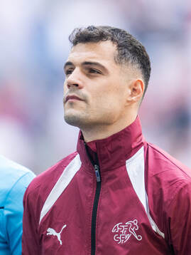 Granit Xhaka of Switzerland