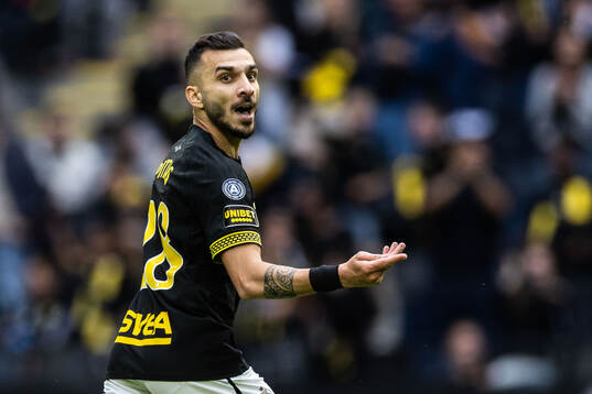 AIKs Ioannis Pittas jublar