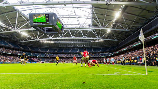 Vy över Friends Arena