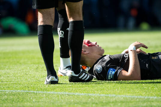 Halmstads Birnir Ingason har ont