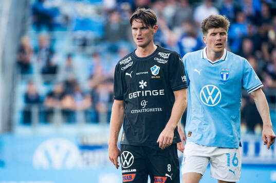 Halmstads Jonathan Svedberg deppar