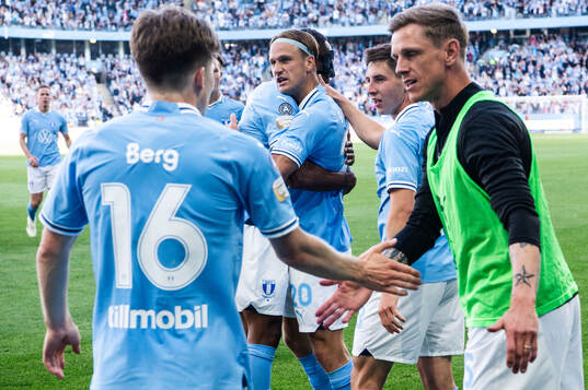 Malmö FFs Erik Botheim jublar