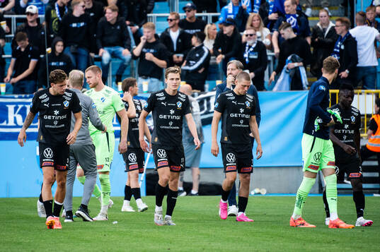 Halmstads spelare deppar