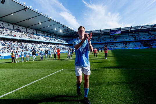 Malmö FFs Nils Zätterström jublar