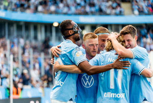 Malmö FFs Isaac Kiese Thelin jublar