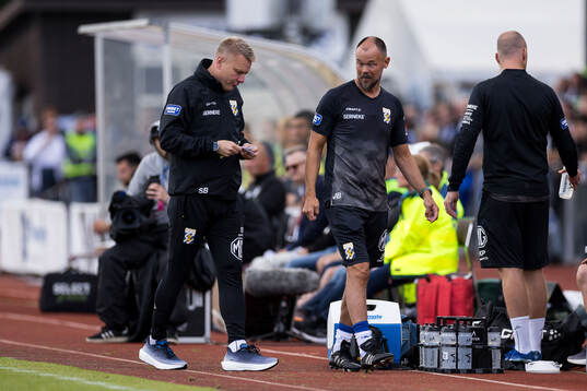 IFK Göteborgs tränare Stefan Billborn och assisterande