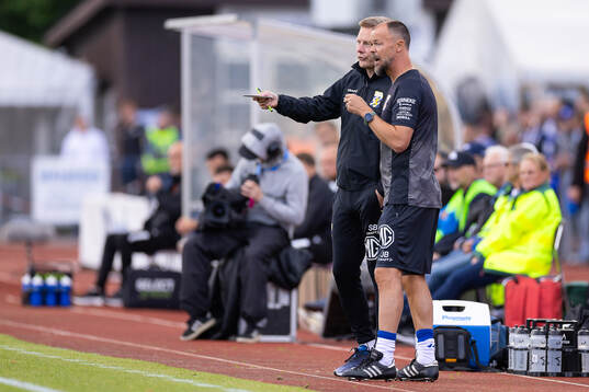 IFK Göteborgs tränare Stefan Billborn och assisterande