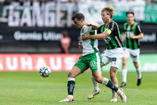 Hammarbys Pavle Vagic och GAIS August Wängberg