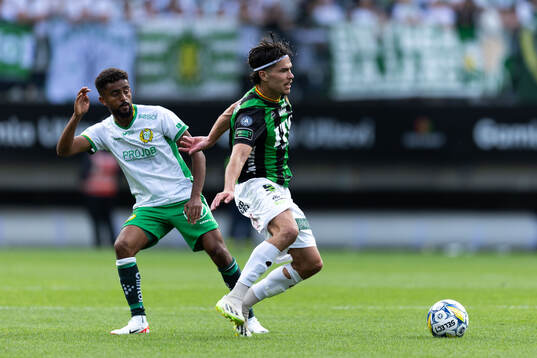 Hammarbys Tesfaldet Tekie och  GAIS William Milovanovic