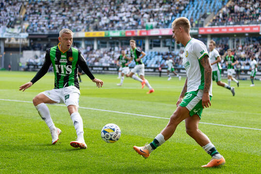 GAIS Joackim Åberg och Hammarbys Fredrik Hammar