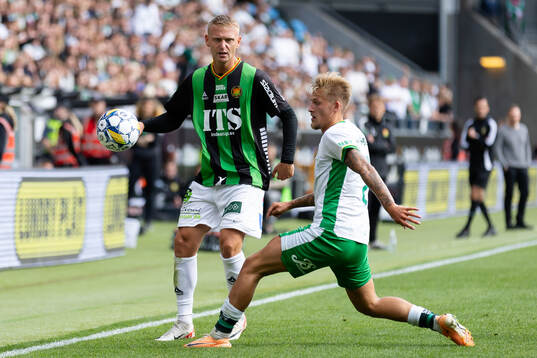 GAIS Joackim Åberg och Hammarbys Fredrik Hammar